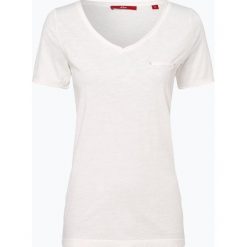S.Oliver - T-shirt damski, beżowy. Brązowe t-shirty damskie S.Oliver, s, bez wzorów, z dżerseju, casualowe, bez kołnierzyka. Za 29,95 zł.