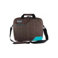 Montana Brązowo-niebieski Torba MODECOM. Brązowe torby na laptopa marki Modecom, w paski, z nylonu. Za 79,90 zł.