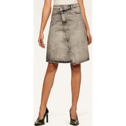 Spódnica jeansowa G-Star Raw Joci D16099-C049-B380. Szare spódniczki damskie G-Star RAW, bez wzorów, z bawełny, retro. Za 419,00 zł.