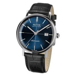 ZEGAREK EPOS Originale 3437.132.20.16.25. Niebieskie zegarki męskie EPOS, ze stali. Za 5200,00 zł.