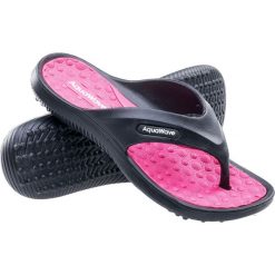 Chodaki damskie: AQUAWAVE Japonki damskie Ilama WMNS czarno-różowe r. 38