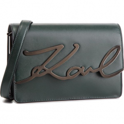 Torebka KARL LAGERFELD - 86KW3032 Light Emerald 601. Zielone listonoszki damskie KARL LAGERFELD, ze skóry, na ramię. Za 1489,00 zł.