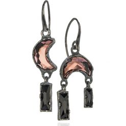 Wyjątkowe Srebrne Kolczyki - srebro 925, Swarovski. Szare kolczyki damskie W.KRUK, srebrne. Za 399,00 zł.