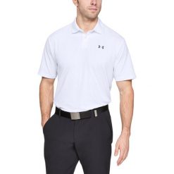 Under Armour Performance Polo Koszulka Biały. Białe podkoszulki męskie Under Armour, l, bez wzorów, z elastanu, bez rękawów. Za 257,95 zł.