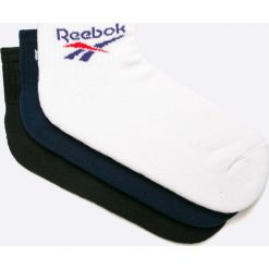Reebok Classic - Skarpety (3-pack). Czarne skarpetki męskie Reebok Classic, bez wzorów, z elastanu. W wyprzedaży za 49,90 zł.