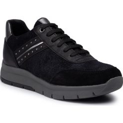Sneakersy GEOX - D Callyn B D929GB 0PWBC C9999 Black. Czarne sneakersy damskie Geox, ze skóry ekologicznej. W wyprzedaży za 199,00 zł.