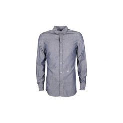 Koszule z długim rękawem Dsquared S74DM0007. Niebieskie koszule męskie Dsquared, s, bez wzorów, bez kołnierzyka, z długim rękawem. Za 689,00 zł.