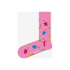 Happy Socks Soda Skarpetki Różowy. Różowe skarpetki męskie Happy Socks, bez wzorów, z elastanu. Za 51,95 zł.