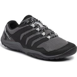 Buty MERRELL - Cross Glove J48961 Black/Rock. Szare buty sportowe męskie Merrell, ze skóry ekologicznej, bez zapięcia, do biegania. W wyprzedaży za 239,00 zł.