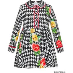 Sukienka Pepito Flower Red. Czerwone sukienki dziewczęce marki Pakamera, z bawełny. Za 200,00 zł.