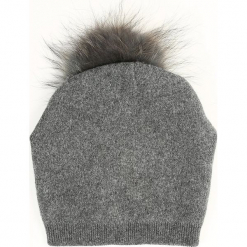 Ciemnoszara Czapka Snow. Szare czapki zimowe damskie other. Za 49,99 zł.