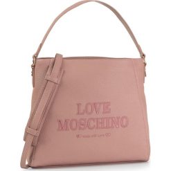 Torebka LOVE MOSCHINO - JC4287PP08KN0601 Cipria. Różowe torebki klasyczne damskie Love Moschino, z aplikacjami, ze skóry ekologicznej, klasyczne, na ramię, zdobione, bez dodatków. W wyprzedaży za 469,00 zł.