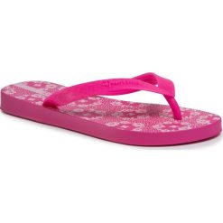Japonki IPANEMA - Class. Happy Fem 25279 Pink 24316. Różowe klapki damskie Ipanema, bez wzorów, z tworzywa sztucznego, bez obcasa. Za 49,99 zł.