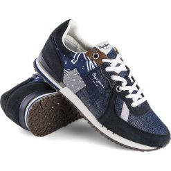 Sneakersy Pepe Jeans Tinker Denim. Szare sneakersy męskie Pepe Jeans, bez zapięcia. Za 179,00 zł.