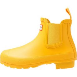 Hunter ORIGINAL CHELSEA Kalosze yellow. Żółte kalosze damskie Hunter, bez wzorów, z materiału. Za 439,00 zł.