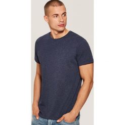 T-shirt basic - Granatowy. Niebieskie t-shirty męskie marki House, s. Za 25,99 zł.
