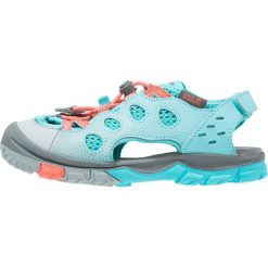 Jack Wolfskin TITICACA Sandały trekkingowe lake blue. Niebieskie sandały męskie marki Jack Wolfskin, z tworzywa sztucznego. W wyprzedaży za 147,95 zł.