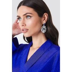 Kolczyki damskie: NA-KD Accessories Okrągłe kolczyki liście –