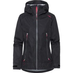 Kurtka przeciwdeszczowa w kolorze czarnym. Czarne kurtki damskie The North Face, Jack Wolfskin, Icepeak & Co., s, bez wzorów, bez kaptura. W wyprzedaży za 199,95 zł.