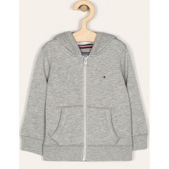 Tommy Hilfiger - Bluza dziecięca 86-176 cm. Niebieskie bluzy chłopięce TOMMY HILFIGER, bez wzorów, z bawełny, bez rękawów, z kapturem. W wyprzedaży za 199,90 zł.