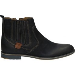Botki męskie - 792 J BLU-AX. Czarne botki męskie Venezia, z gumy. Za 249,00 zł.