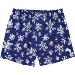 Lousy Livin - Bokserki Snow Flakes. Niebieskie bokserki męskie Lousy Livin, bez wzorów, z bawełny. W wyprzedaży za 59,90 zł.