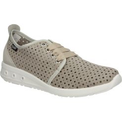 Sportowe b&w 14303. Brązowe buty sportowe damskie B w, bez wzorów, z materiału, sportowe. Za 219,99 zł.
