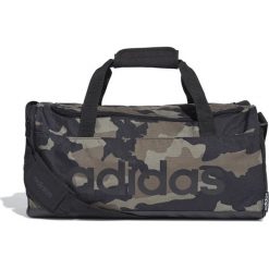ADIDAS LINEAR DUFFEL > FL3655. Czarne torby męskie na ramię Adidas, w paski, sportowe. Za 99,99 zł.