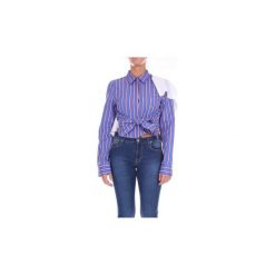 Koszule Off-White 0WGA038R18743026. Białe koszule damskie Off-White, bez wzorów, bez kołnierzyka, bez rękawów. Za 1092,63 zł.