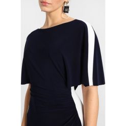 Sukienki hiszpanki: Lauren Ralph Lauren Petite POLINE ELBOW SLEEVE DAY DRESS Sukienka z dżerseju navy/white