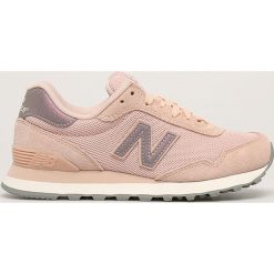 New Balance - Buty WL515GBP. Różowe buty sportowe damskie New Balance, bez wzorów, ze skóry, sportowe. W wyprzedaży za 219,90 zł.