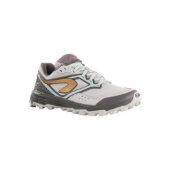 Buty do biegania w terenie Kiprun Trail XT7 damskie. Szare buty sportowe damskie marki KALENJI, bez wzorów, z poliesteru, do biegania. Za 249,99 zł.