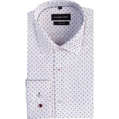 Koszula SIMONE KDBR000726. Czerwone koszule męskie Giacomo Conti, na zimę, m, bez wzorów, z bawełny, eleganckie, z klasycznym kołnierzykiem, z długim rękawem. Za 169,00 zł.