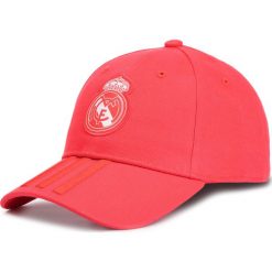 Czapka z daszkiem adidas - Real 3S Cap CZ6101 Reacor/Vivred/White. Czerwone czapki damskie Adidas, bez wzorów, z bawełny. Za 79,95 zł.