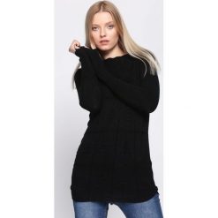 Czarny Sweter Well-Lit. Czarne swetry damskie Born2be, xl, bez wzorów, bez rękawów, bez kaptura. W wyprzedaży za 39,99 zł.