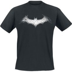 Batman Bats Logo T-Shirt czarny. Czarne t-shirty męskie marki Batman, l, z motywem z bajki. Za 74,90 zł.