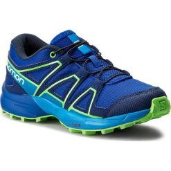 Trekkingi SALOMON - Speedcross J 392384 09 M0 Surf The Web/Cloisonne/Green Flash. Niebieskie buty chłopięce trekkingowe marki Salomon, z materiału. W wyprzedaży za 229,00 zł.