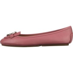 Michael Kors Lillie Baleriny Różowy. Różowe baleriny damskie Michael Kors, bez wzorów, ze skóry, bez obcasa. Za 526,95 zł.