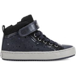 Geox tenisówki dziewczęce Kalispera 28 niebieskie. Niebieskie buty dziewczęce zimowe Geox, na zimę, bez wzorów, z materiału, na zamek. Za 259,00 zł.