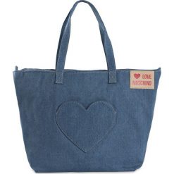 Torebka Love Moschino. Nerki damskie Love Moschino, bez wzorów, z jeansu, bez dodatków. Za 199,00 zł.
