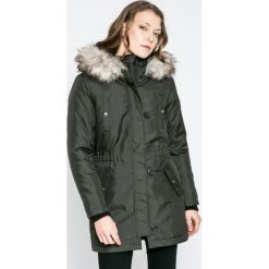 Only - Parka Iris. Niebieskie parki damskie ONLY, l, z materiału. W wyprzedaży za 199,90 zł.