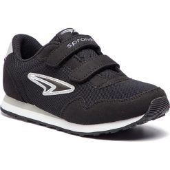 Sneakersy SPRANDI - CP23-15777-02 Black 1. Czarne trampki chłopięce Sprandi, bez wzorów, ze skóry ekologicznej, na rzepy. Za 79,99 zł.