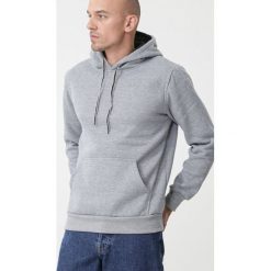 Szara Bluza Perring. Szare bluzy męskie Born2be, s, bez wzorów, klasyczne, z kapturem, bez rękawów, długie, bez kaptura. Za 79,99 zł.