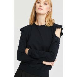 Granatowa Bluza Fig's Fruit. Niebieskie bluzy damskie marki other, s. Za 54,99 zł.