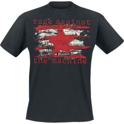 Rage Against The Machine Newspaper Star T-Shirt czarny. Czarne t-shirty męskie z nadrukiem Rage Against The Machine, m, z okrągłym kołnierzem. Za 74,90 zł.