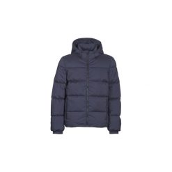 Kurtki pikowane Calvin Klein Jeans HOODED DOWN JACKET. Niebieskie kurtki męskie marki Calvin Klein Jeans, xl, bez wzorów, z jeansu, bez kaptura. Za 879,20 zł.