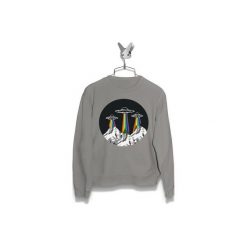 Bluza Tęczowe Porwanie Damska. Szare bluzy damskie marki Failfake, xxl, bez wzorów, bez rękawów, bez kaptura. Za 160,00 zł.