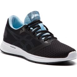 Buty ASICS - Patriot 10 1012A117 Black/Skylight 003. Czarne buty sportowe damskie Asics, z materiału, sportowe, do biegania. W wyprzedaży za 169,00 zł.