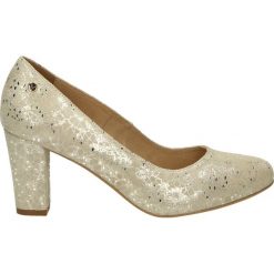 Buty ślubne damskie: Czółenka - 677-067-S B-O