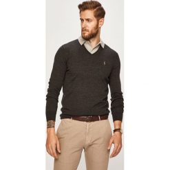Polo Ralph Lauren - Sweter. Szare swetry męskie Polo Ralph Lauren, s, bez wzorów, z bawełny, polo, bez kaptura. Za 639,90 zł.